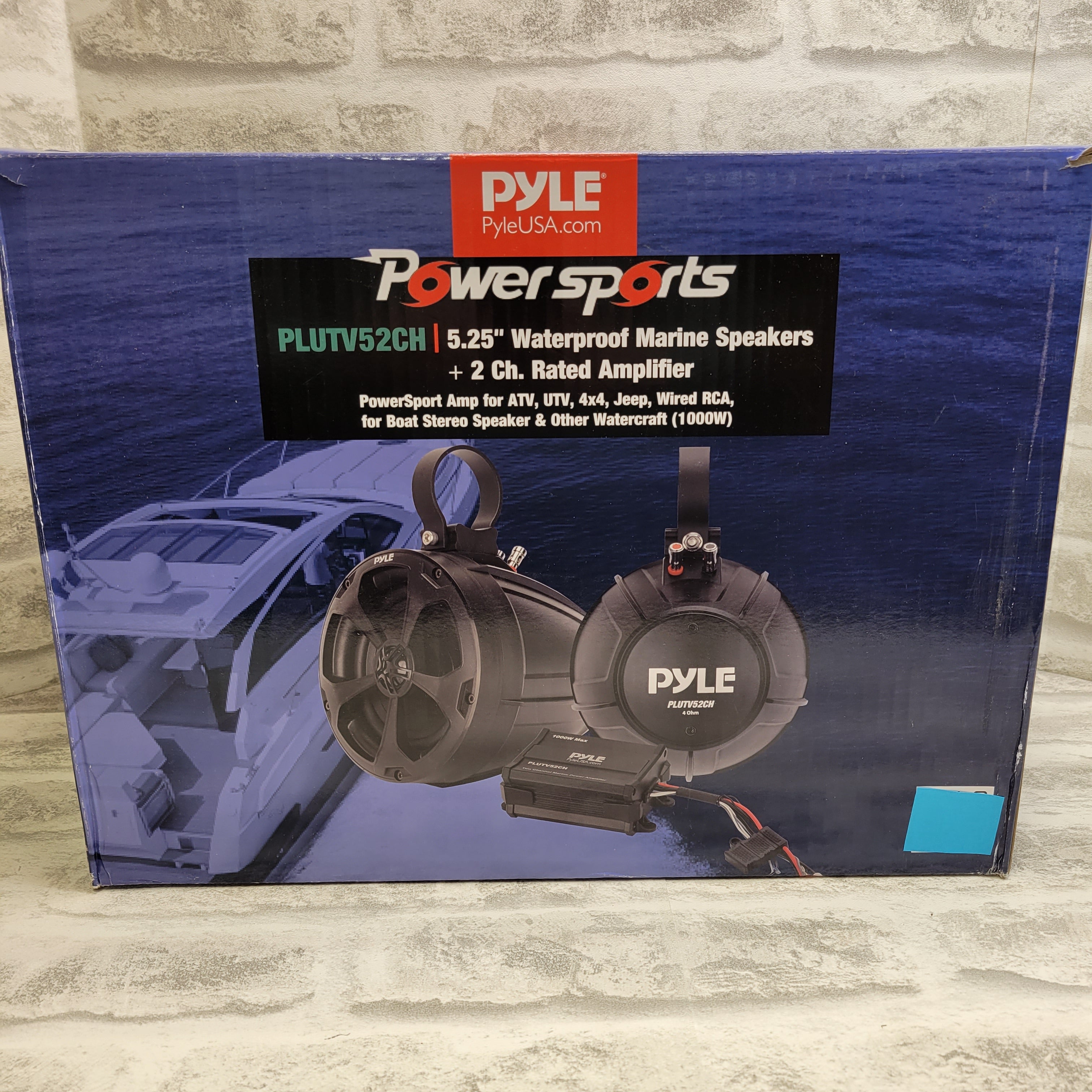 Waterproof Off-Road Speakers with Amplifier - Outdoor - Pyle PLUTV52CH (7554971795694)